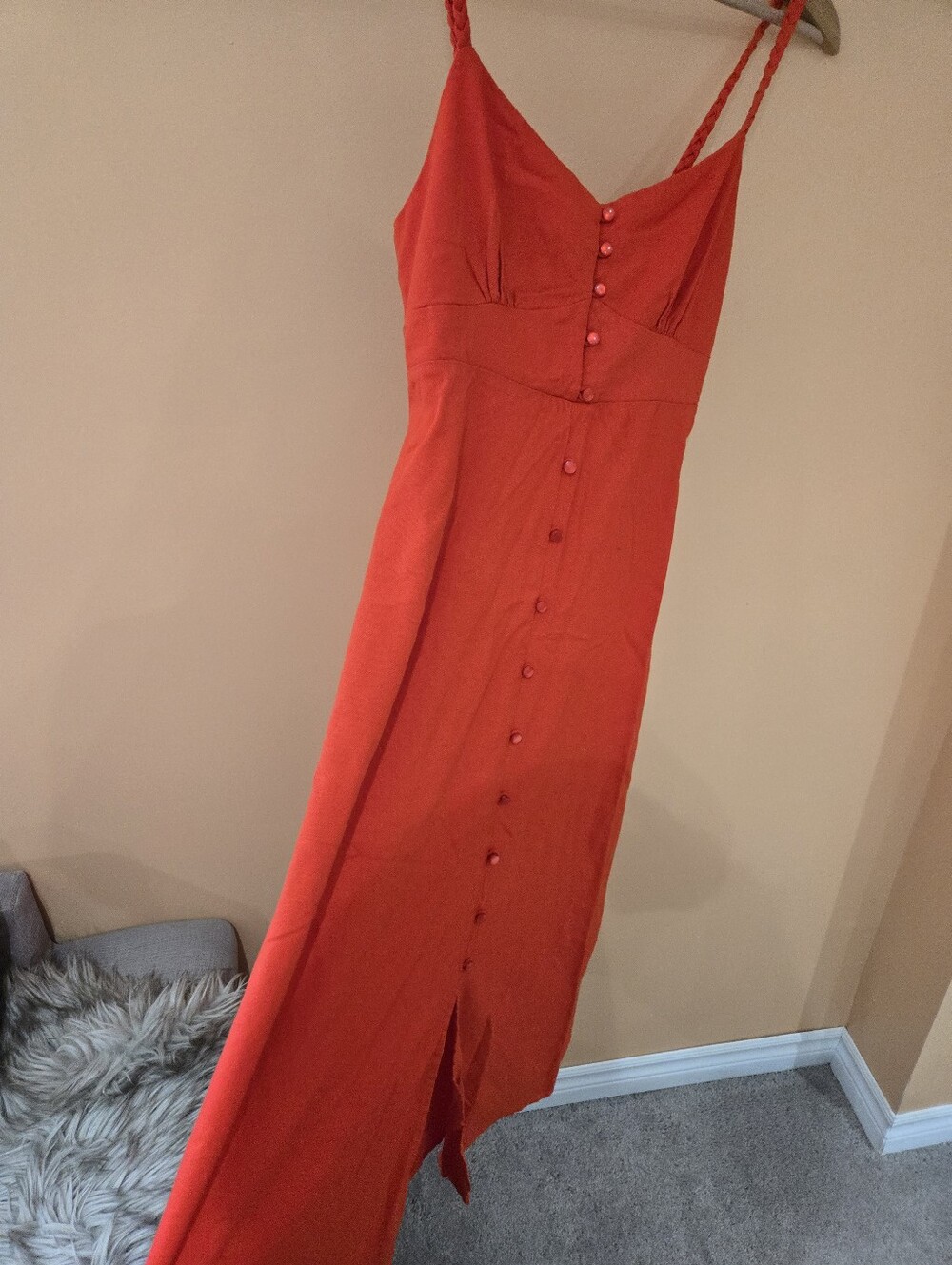 Red dress